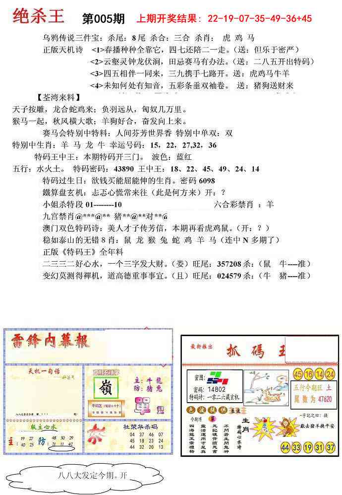 005期蓝天报(绝杀王)[图]