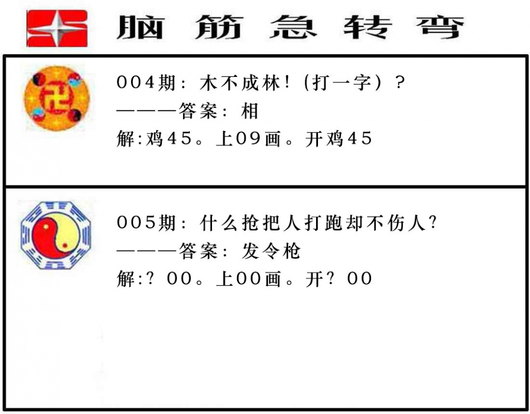 005期脑筋急转弯[图]