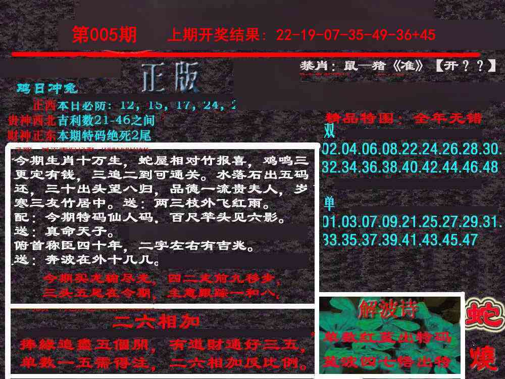 005期新港内幕[图]