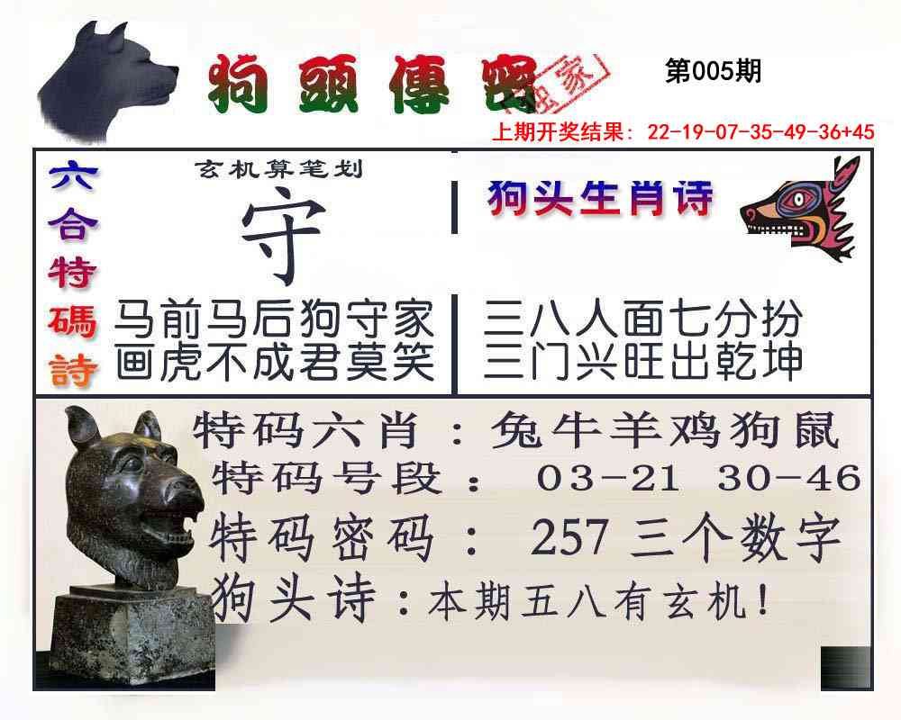 005期狗头传密[图]