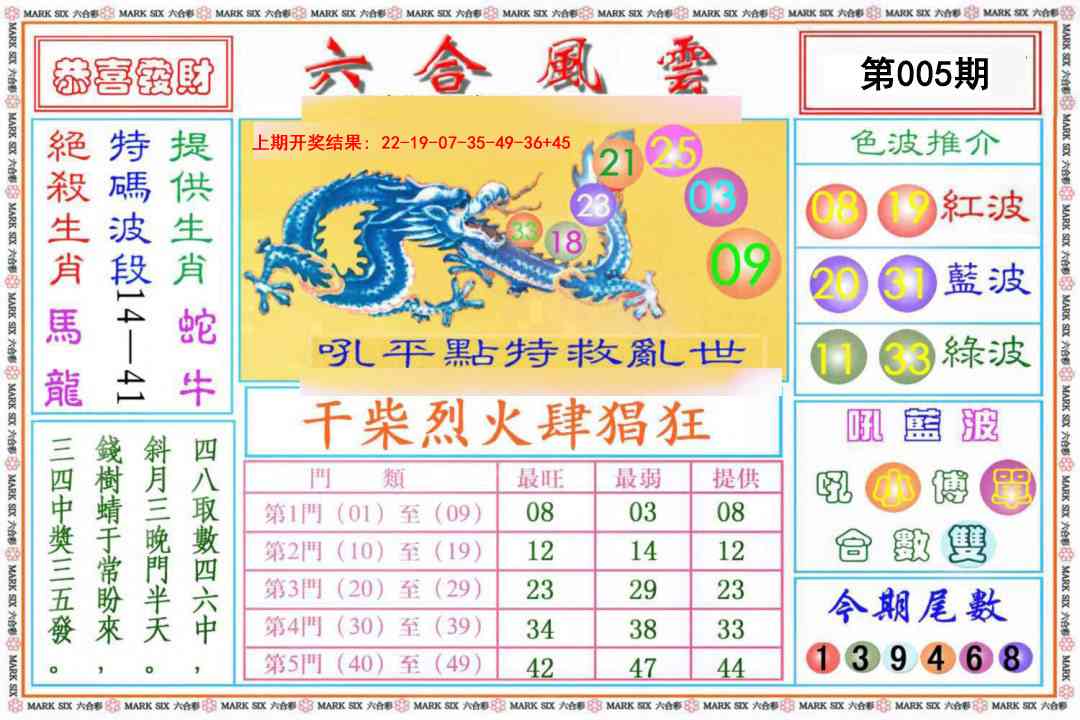 005期六合风云《另版》[图]