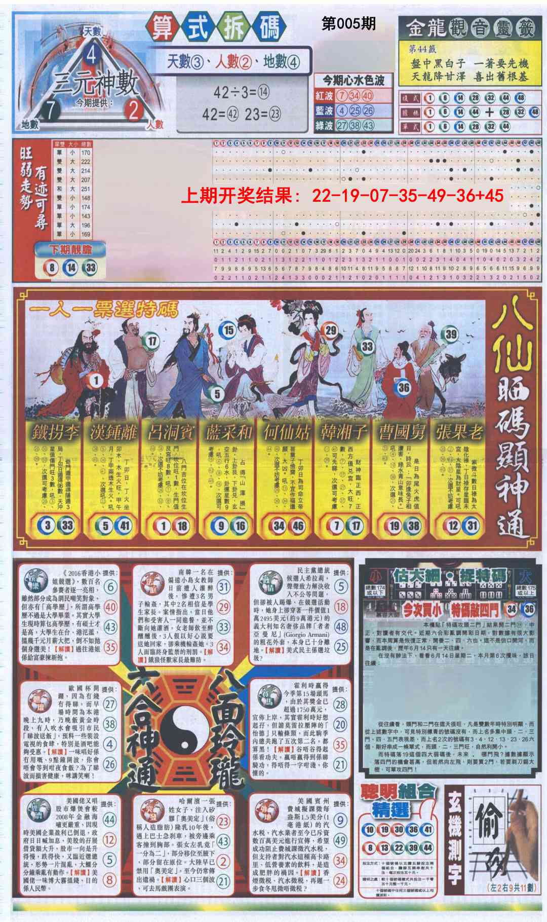 005期新报跑狗-1(正面)[图]