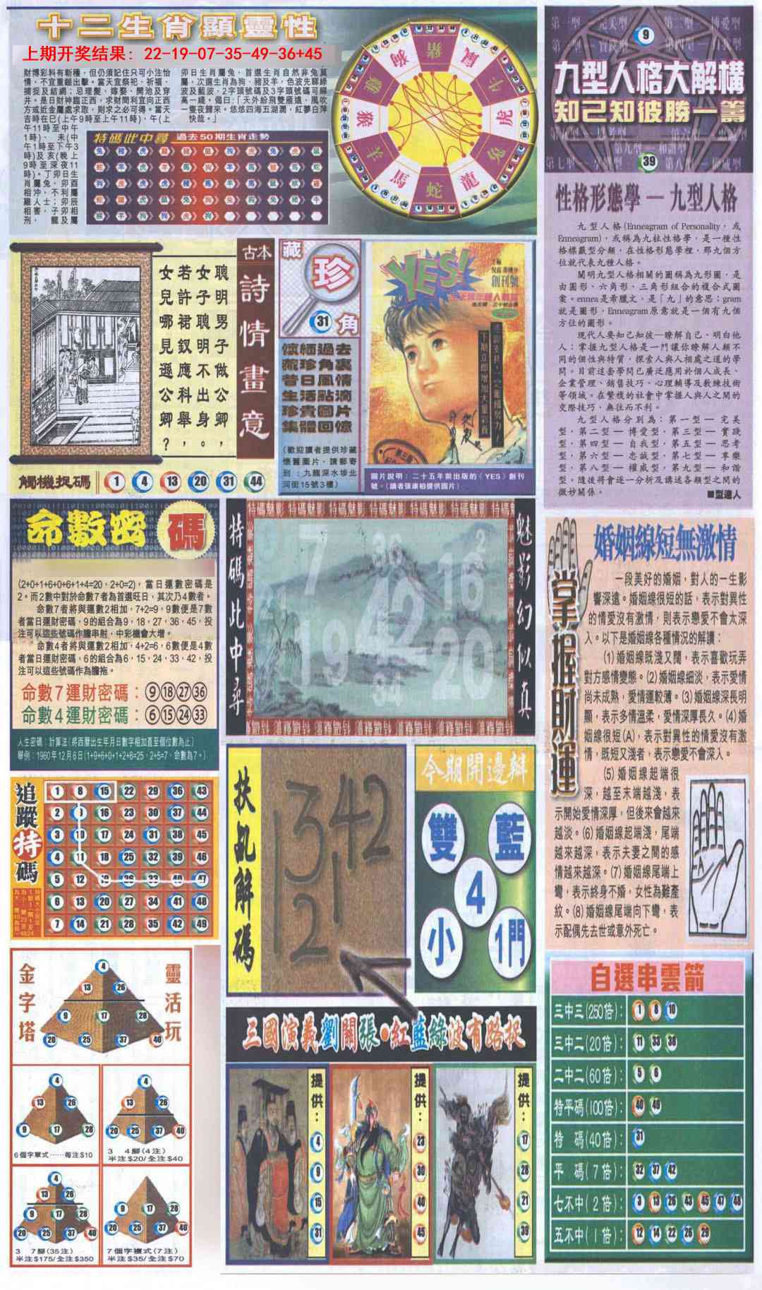005期新报跑狗-2(背面)[图]