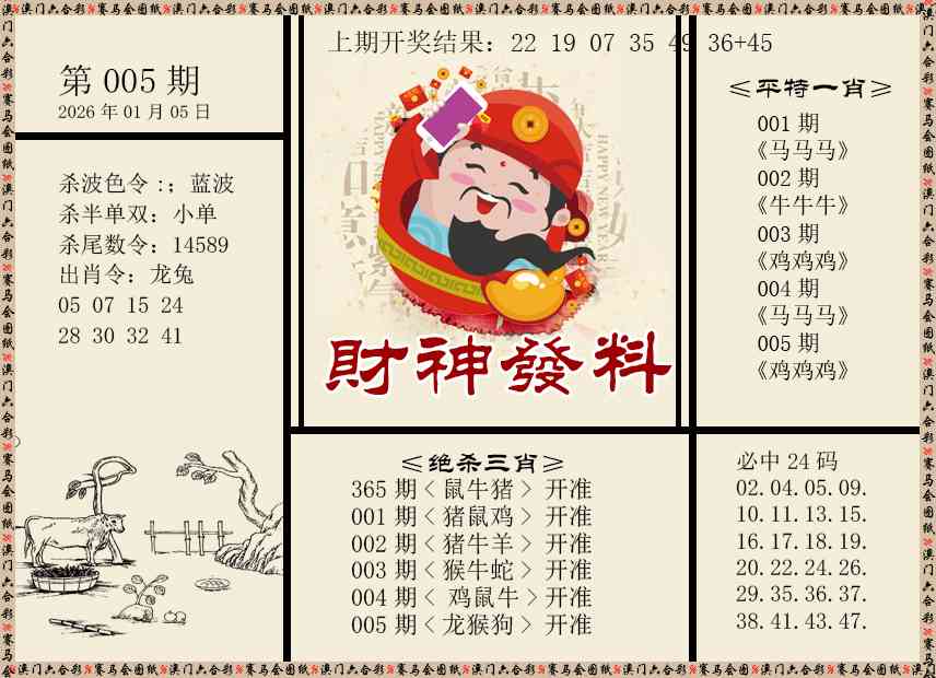 005期财神发料[图]
