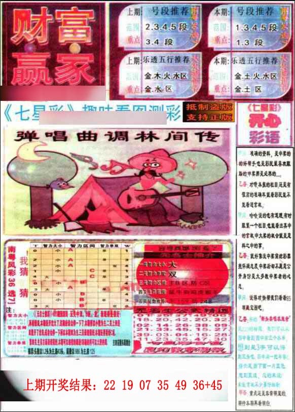 005期七星彩图(高清)[图]