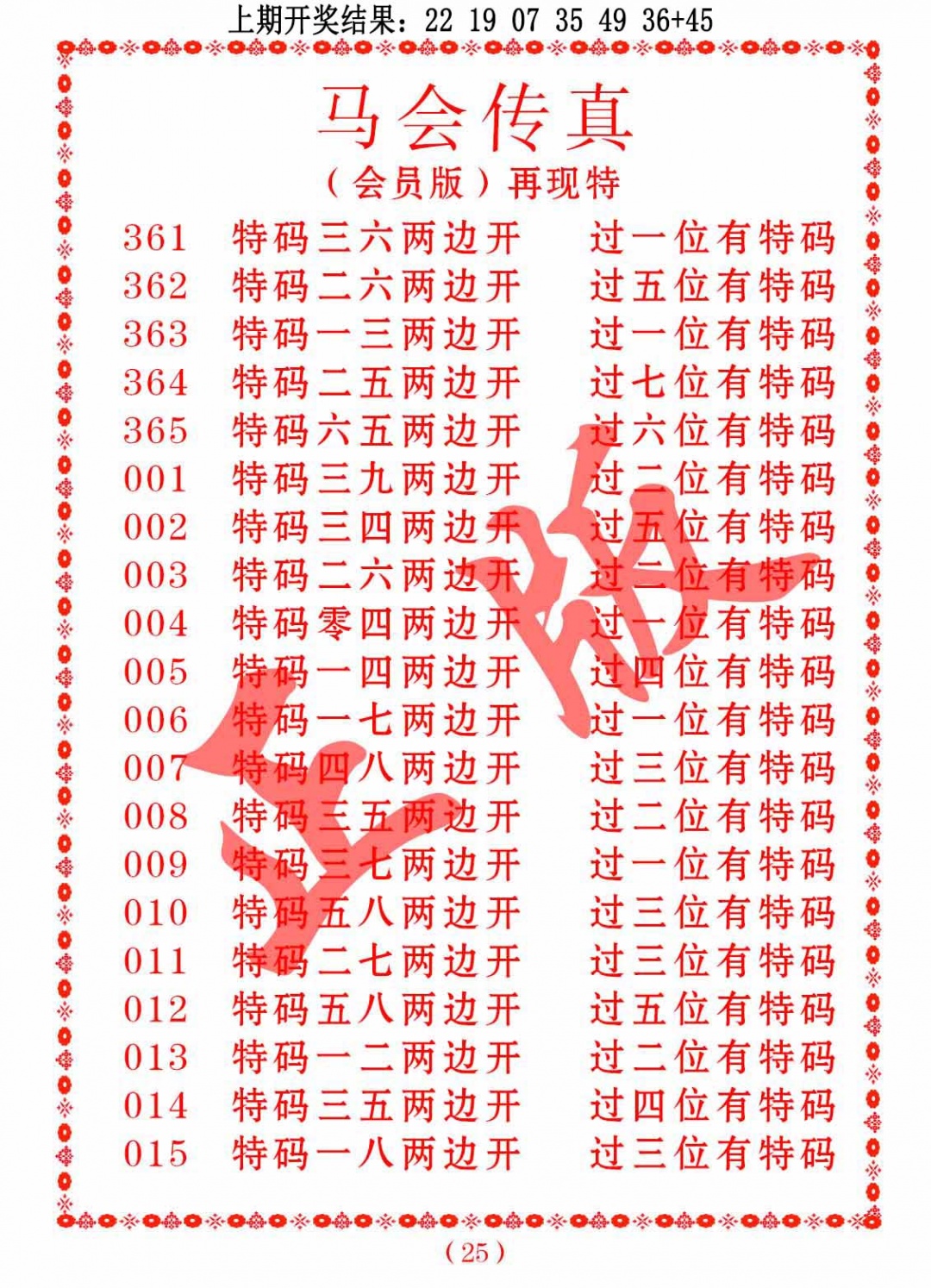 005期马会传真[图]