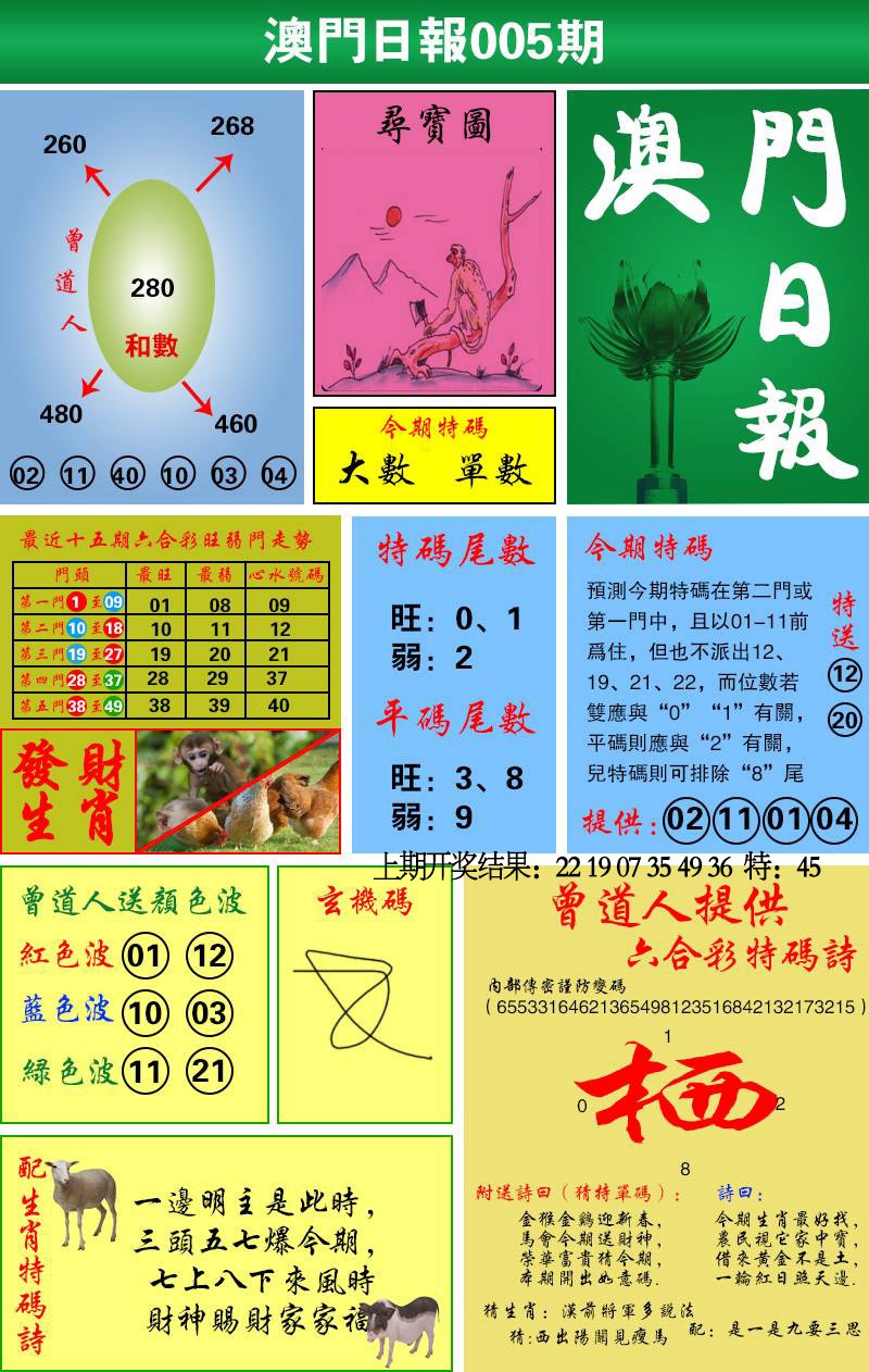 005期澳门日报[图]