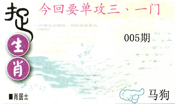005期捉生肖[图]
