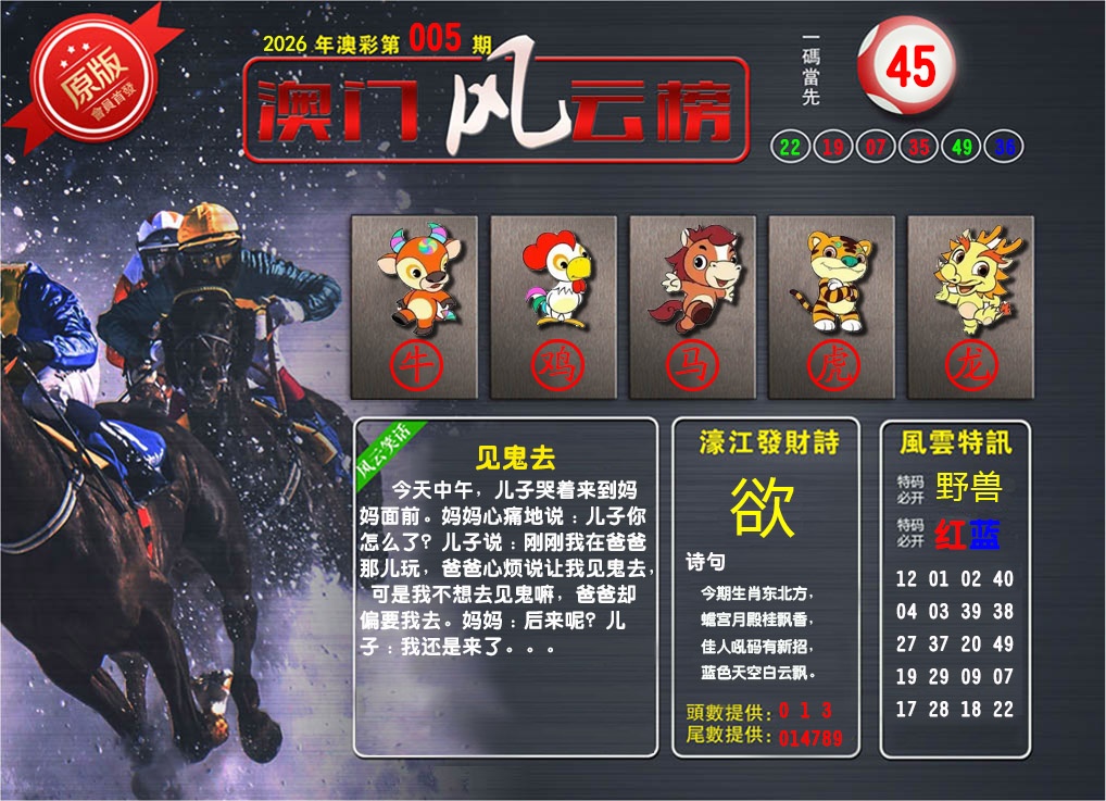 005期澳门风云榜[图]