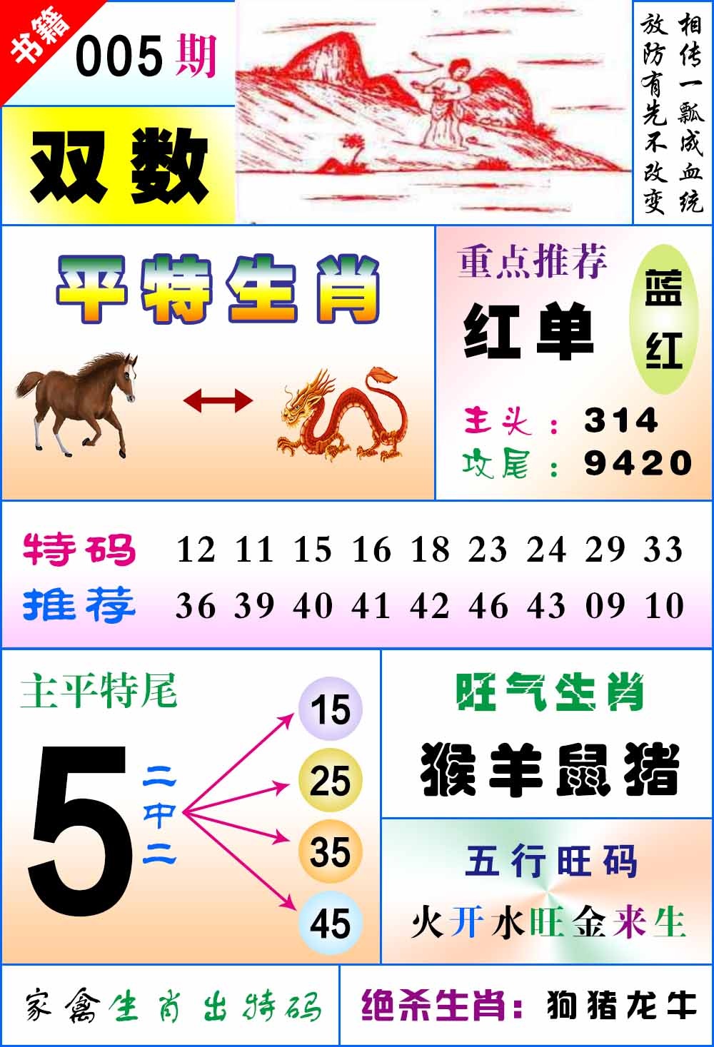 005期澳门风水平特[图]