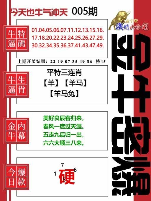 005期金牛密爆[图]
